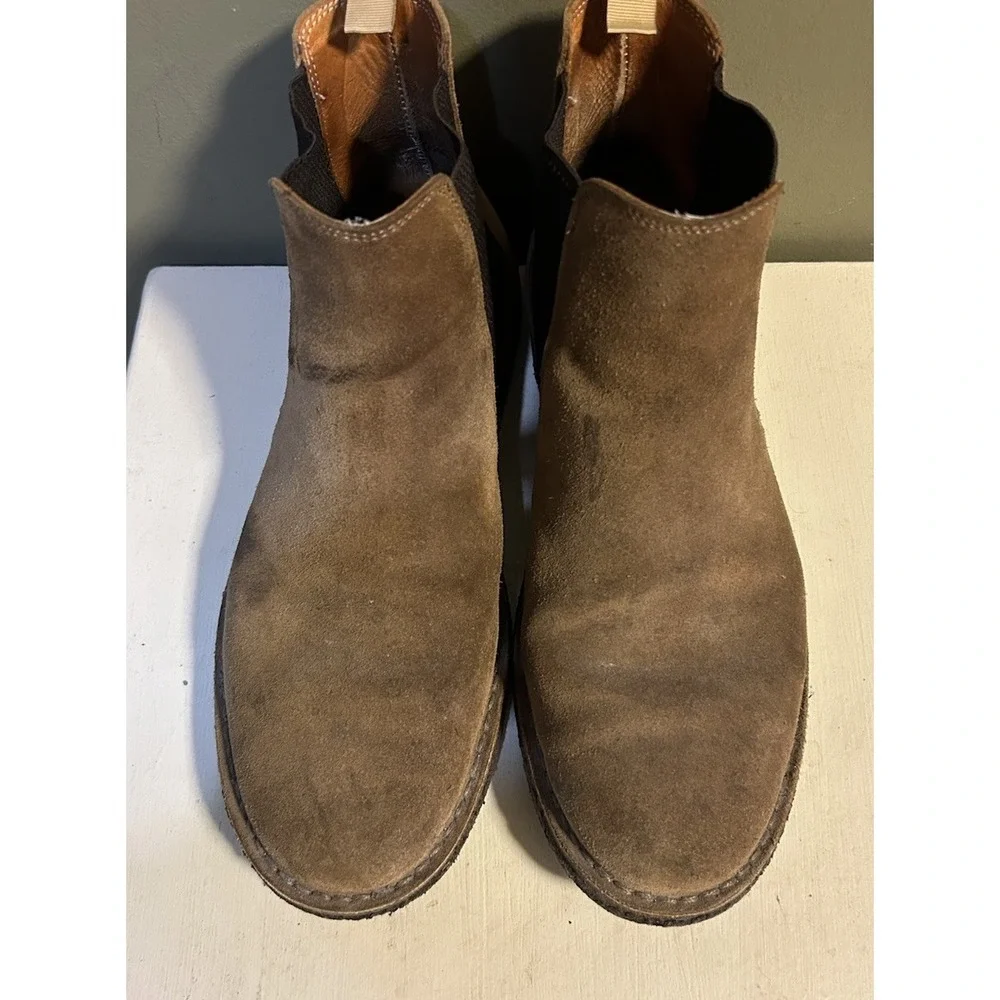 Astorflex Bitflex Chelsea Boots Brown Nubuck Italian Men's Size EU 42 US 9/9.5